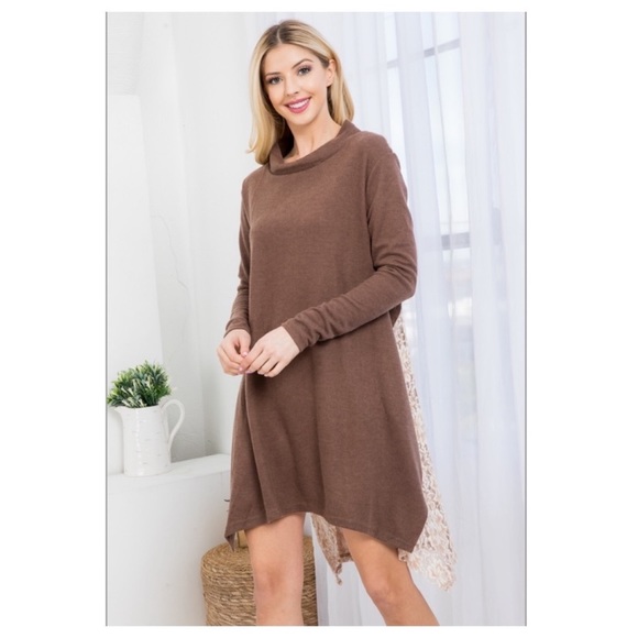 RYU A’reve  lace back cowl neck dress - Picture 4 of 8